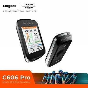 Велокомпьютер Magene C606 Pro GPS 2.8 дюйма цветной сенсорный экран ClimbPro Navigation Bluetooth ANT+ WiFi synthetic.ua - Фото 1