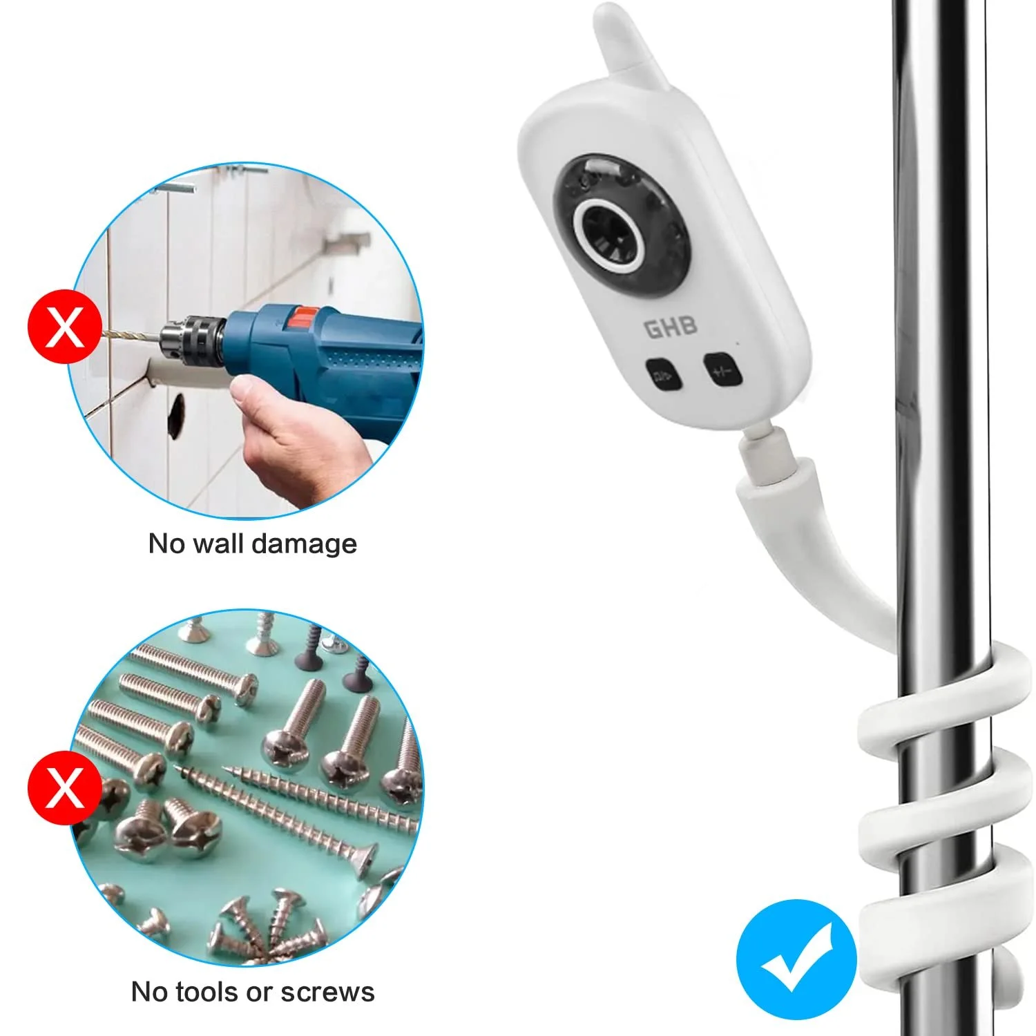 Тримач для відеоняні GHB ANMEATE SM24 Goodbabyuu24 Babysense V24US Flexible, фото №7