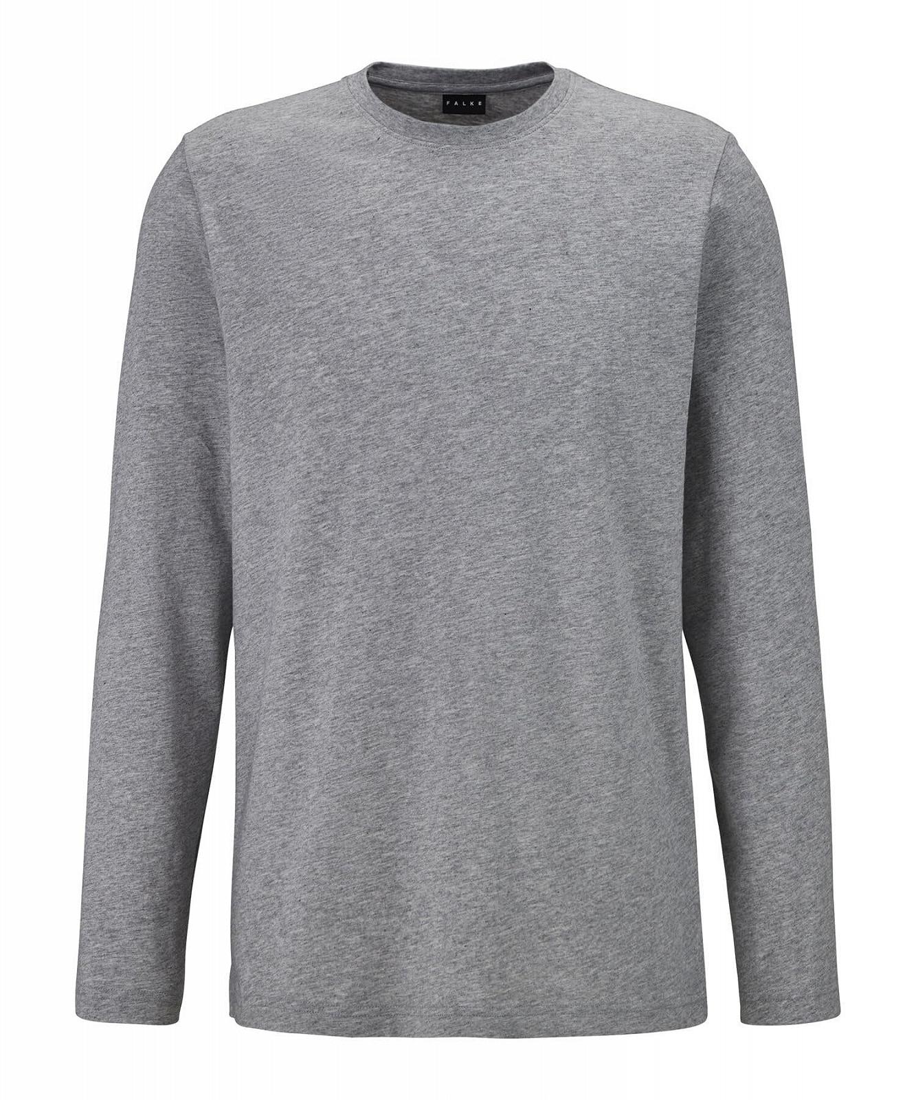 Футболка с длинным рукавом FALKE Basic, хлопковая, дышащая, 1 шт., фото №6
