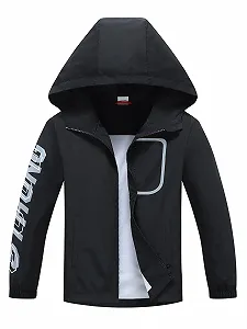 Дитяча дощова куртка ALXHUTE з капюшоном - Фото 1