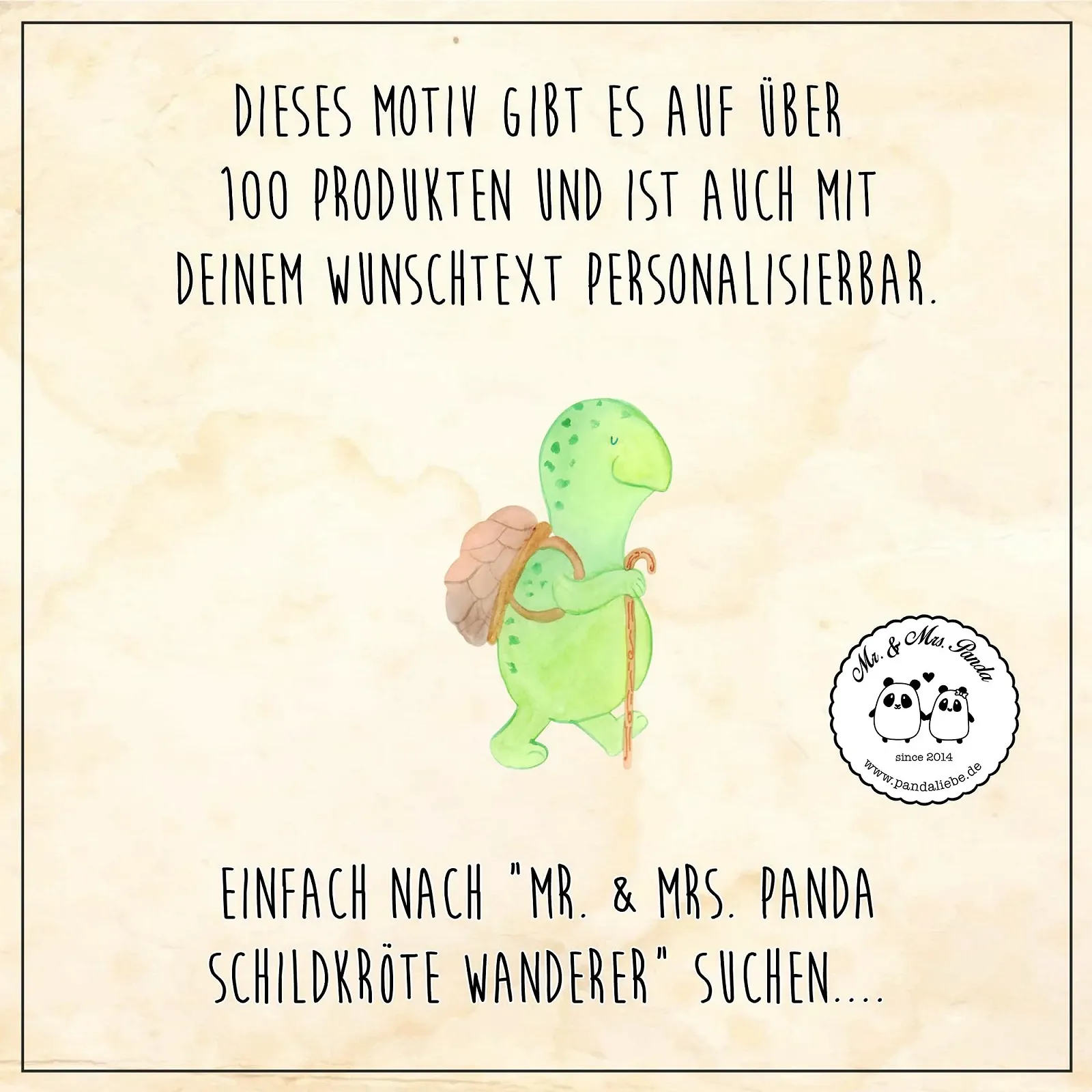 Миска для хлопьев Mr. & Mrs. Panda Персонализированная Черепаха Путешественник, фото №6