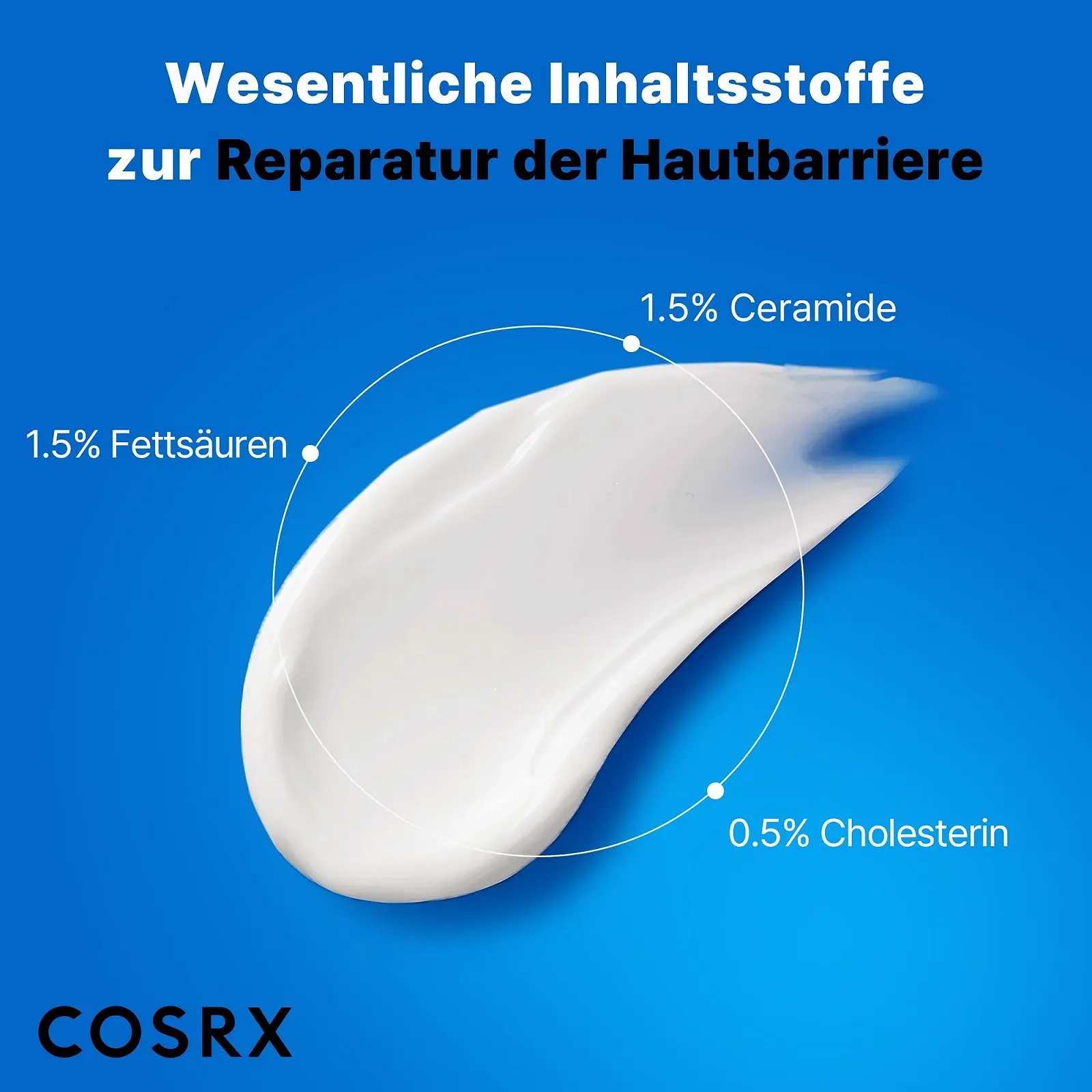 Зволожувальний крем для обличчя COSRX Ceramide Skin Barrier з 7 керамідами, гіалуроновою кислотою та пантенолом 80 мл, фото №3 Зволожувальний крем для обличчя COSRX Ceramide Skin Barrier з 7 керамідами, гіалуроновою кислотою та пантенолом 80 мл, фото №3