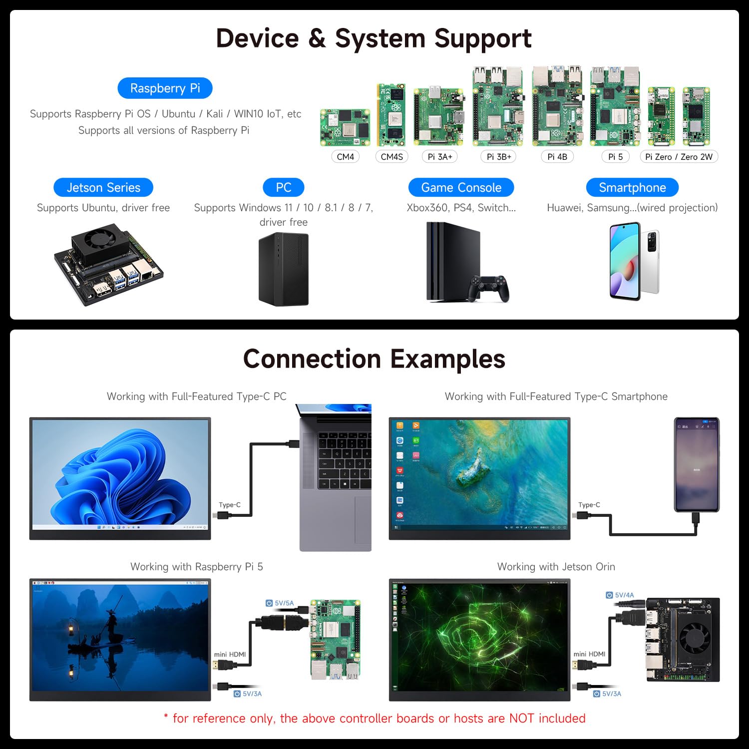 Монітор LUCKFOX Портативний 14 дюймів, фото №4