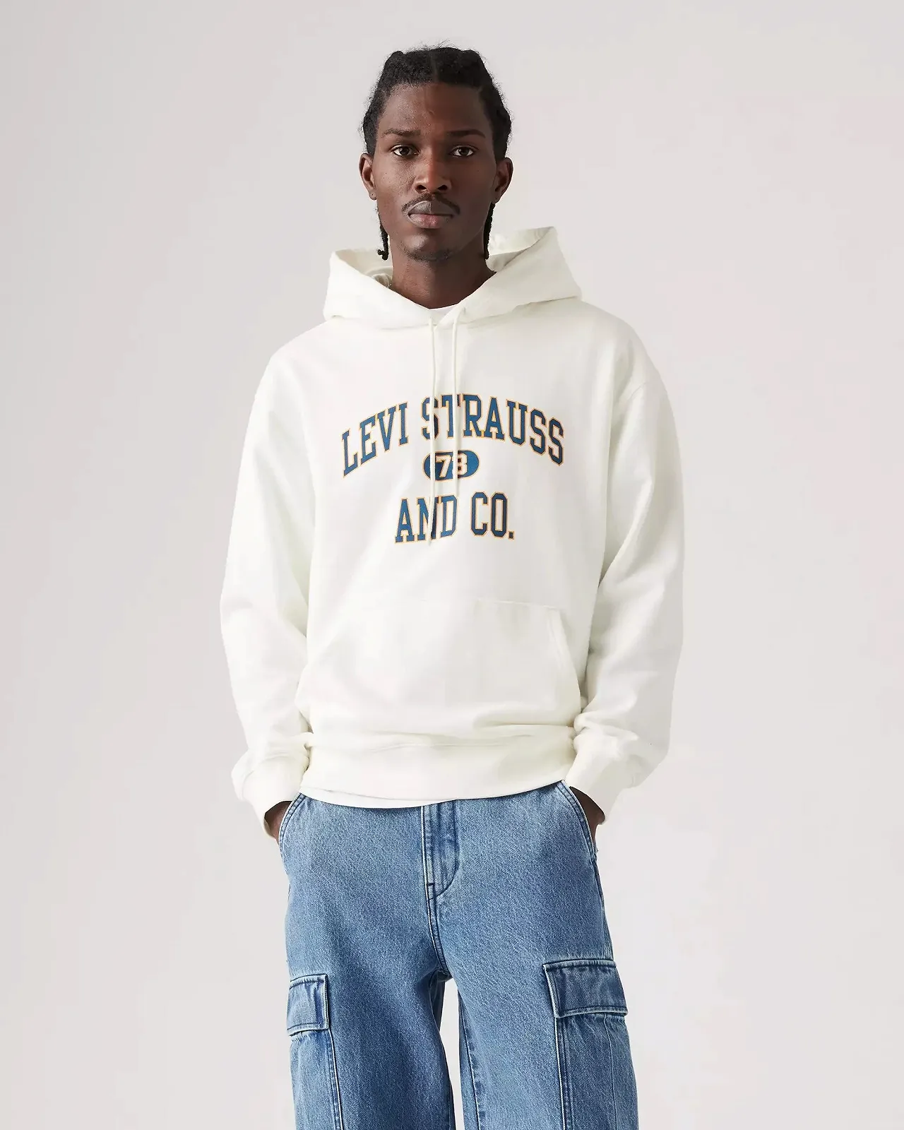 Чоловічі худі Levi's Relaxed Graphic Po Ls&Co Varsity - XS, фото №1