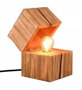 Настільна лампа Trio Leuchten Treasure 514110130 E14 LED Natural Wood - Фото 1