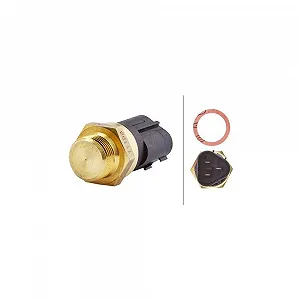 Вимикач температурний вентилятора радіатора HELLA 6ZT 007 800-111 для AUDI SEAT SKODA VW - Фото 1