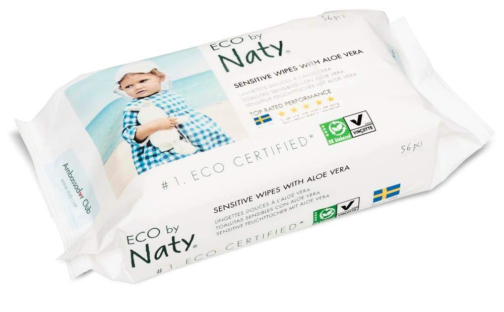 Вологі серветки Nature Baby Sensitive Без запаху 390г, фото №2