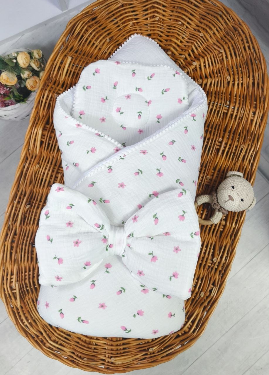 Демисезонный-летний набор для новорожденного, белый, фото №2