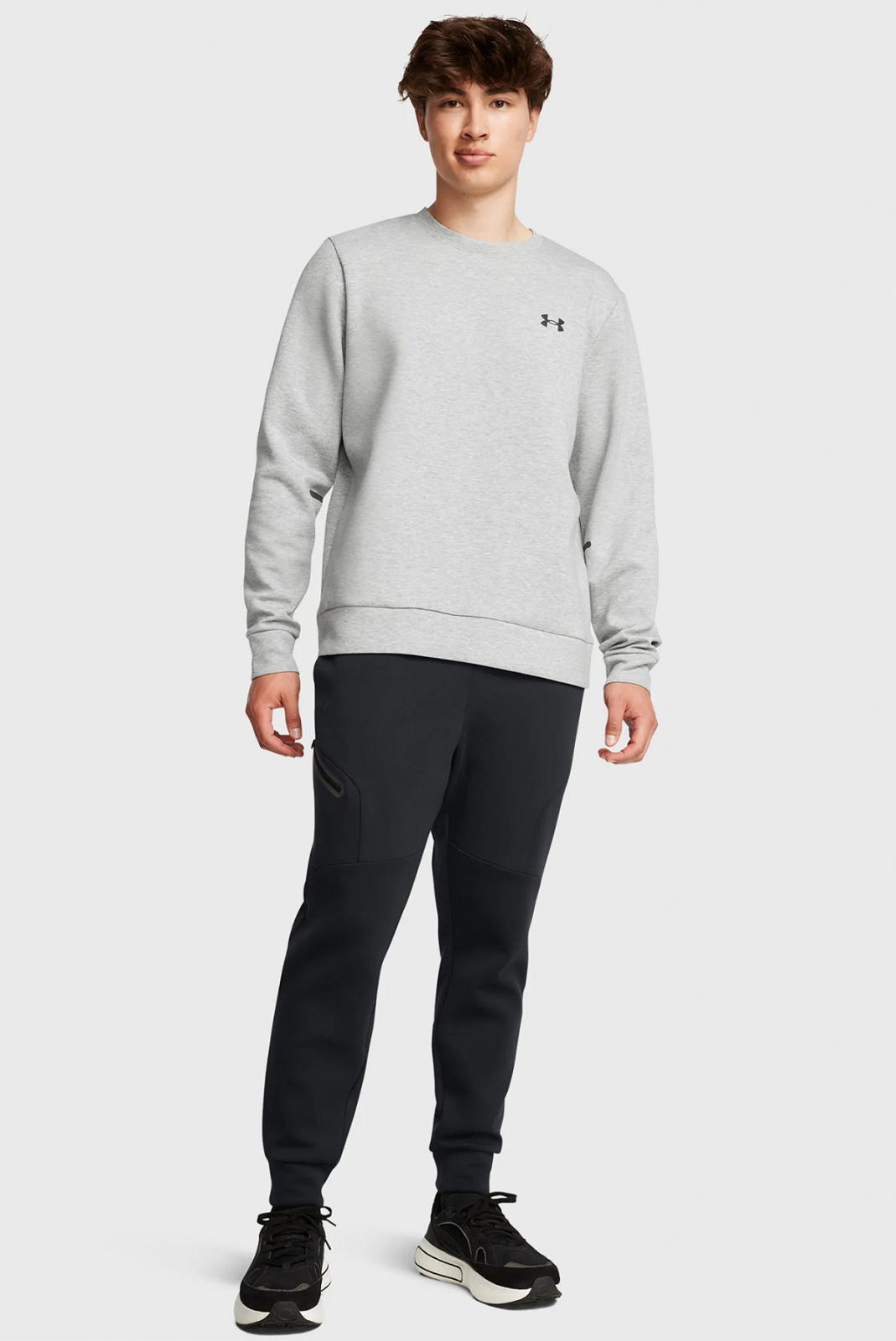 Штани UA Unstoppable Flc Jgr EU 1389353-001 Under Armour Чорний XL, фото №4