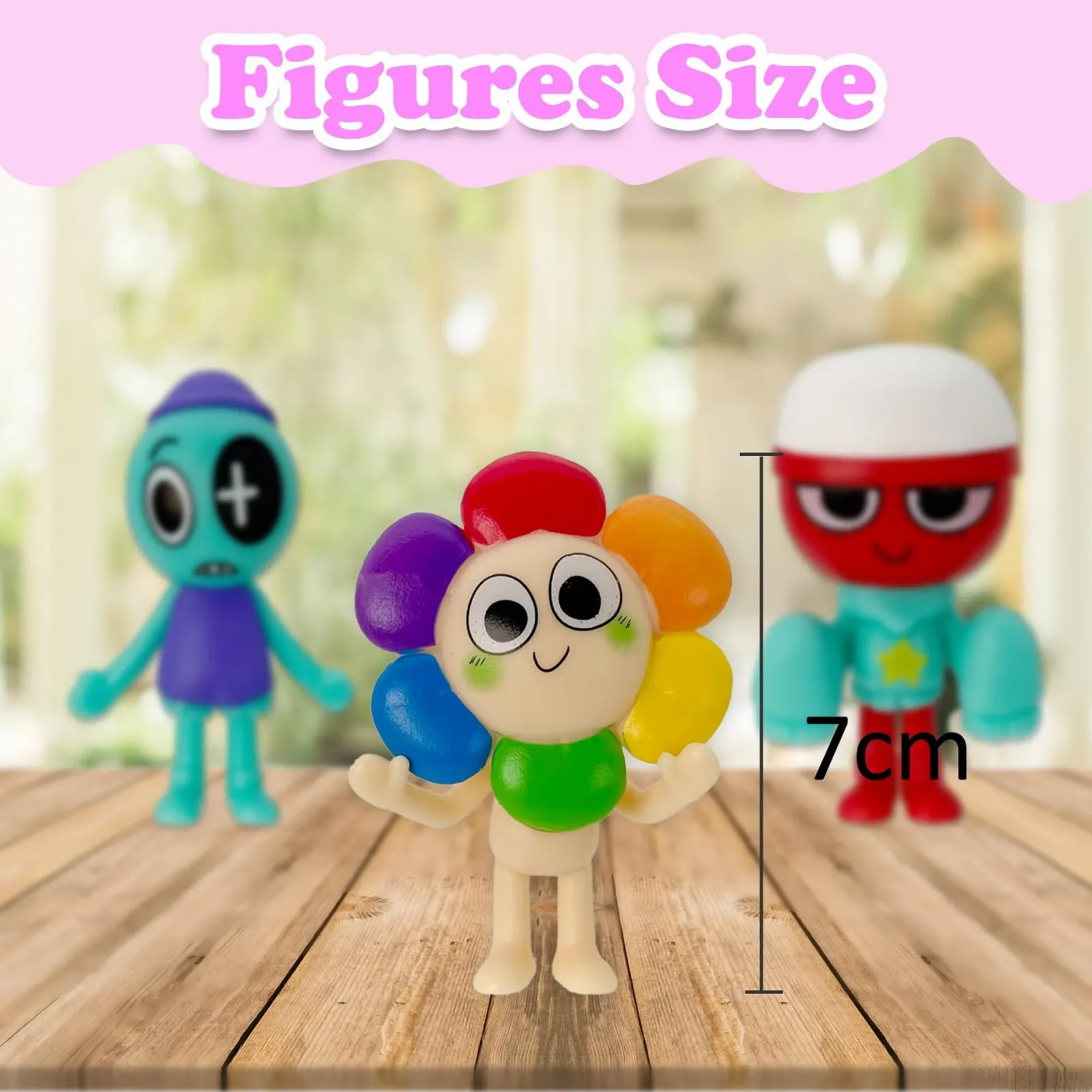 Набір ігрових фігурок Gensly Dandy Toy Figures Dandy/Goob/Vee/Sprout/Astro 8 шт Multi, фото №3