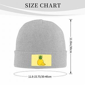 Вязана шапка BROLEO з мультяшним ананасом Чорний - Фото 1