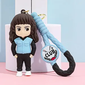 Брелок фігурка Едді Мансон із серіалу Дивні дива Stranger Things Eddie Munson на ключі, рюкзак, сумку, пенал, іграшка - 8 см synthetic.ua - Фото 1