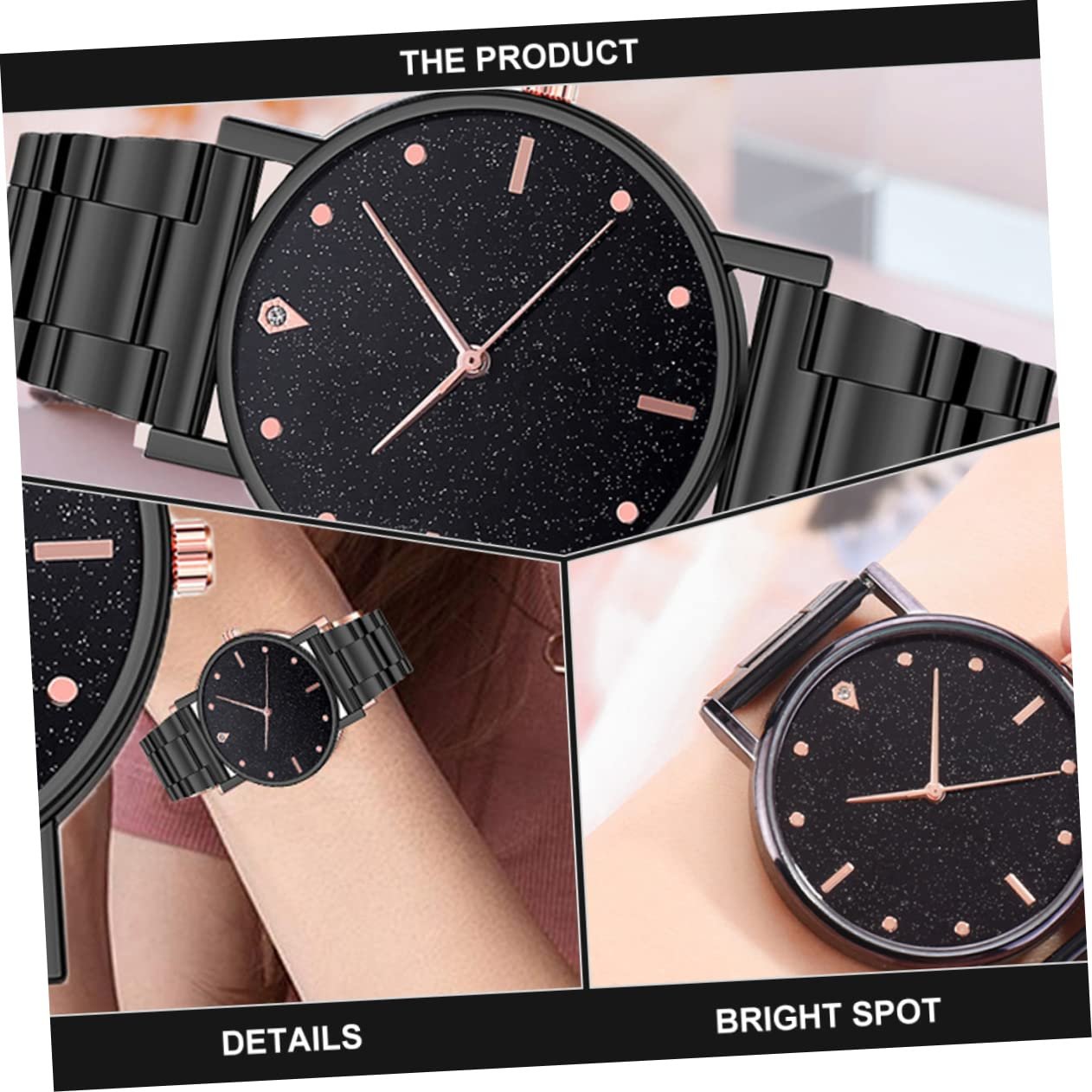 Женские часы Healvian 1 шт Модные Для женщин Для профессионалов Прочный материал Модный дизайн Универсальная комбинация, фото №5 Женские часы Healvian 1 шт Модные Для женщин Для профессионалов Прочный материал Модный дизайн Универсальная комбинация, фото №5