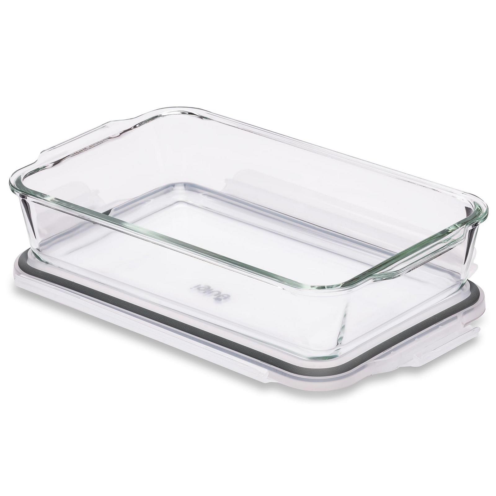 Форма для лазаньї Igluu Meal Prep 2.2 л (3 шт.) Боросилікатне скло Прямокутна, фото №8
