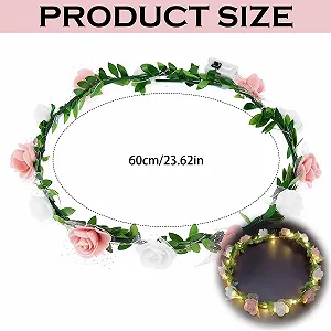 Вінок на голову Квітковий Три режими synthetic.ua - Фото 1