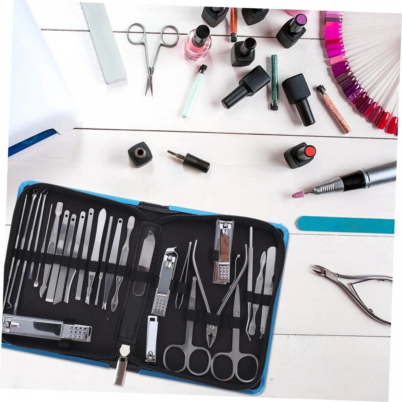 Набір для манікюру OATIPHO 26 штук портативний, фото №6