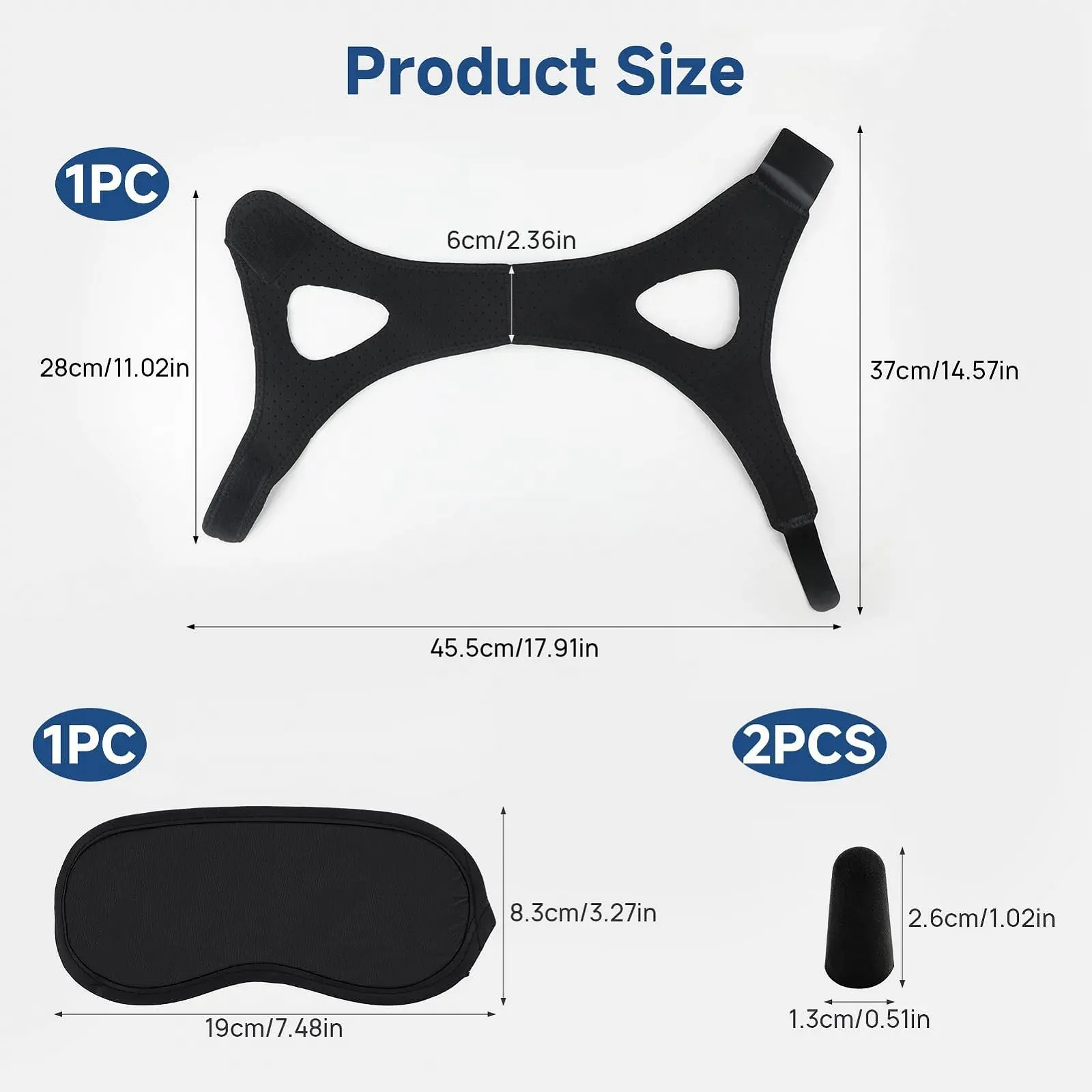 Ремінець на підборіддя проти хропіння Регульований, фото №2