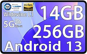 Планшет 10.4" Ouzrs M55 12/256 Gb 8 ядер Android 13 7000 mAh Чорно-блакитний synthetic.ua - Фото 1