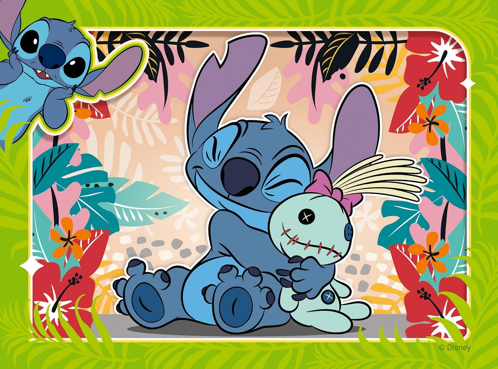 Дитячий пазл Ravensburger Disney Stitch 4 в 1 12, 16, 20, 24 элемента, фото №4