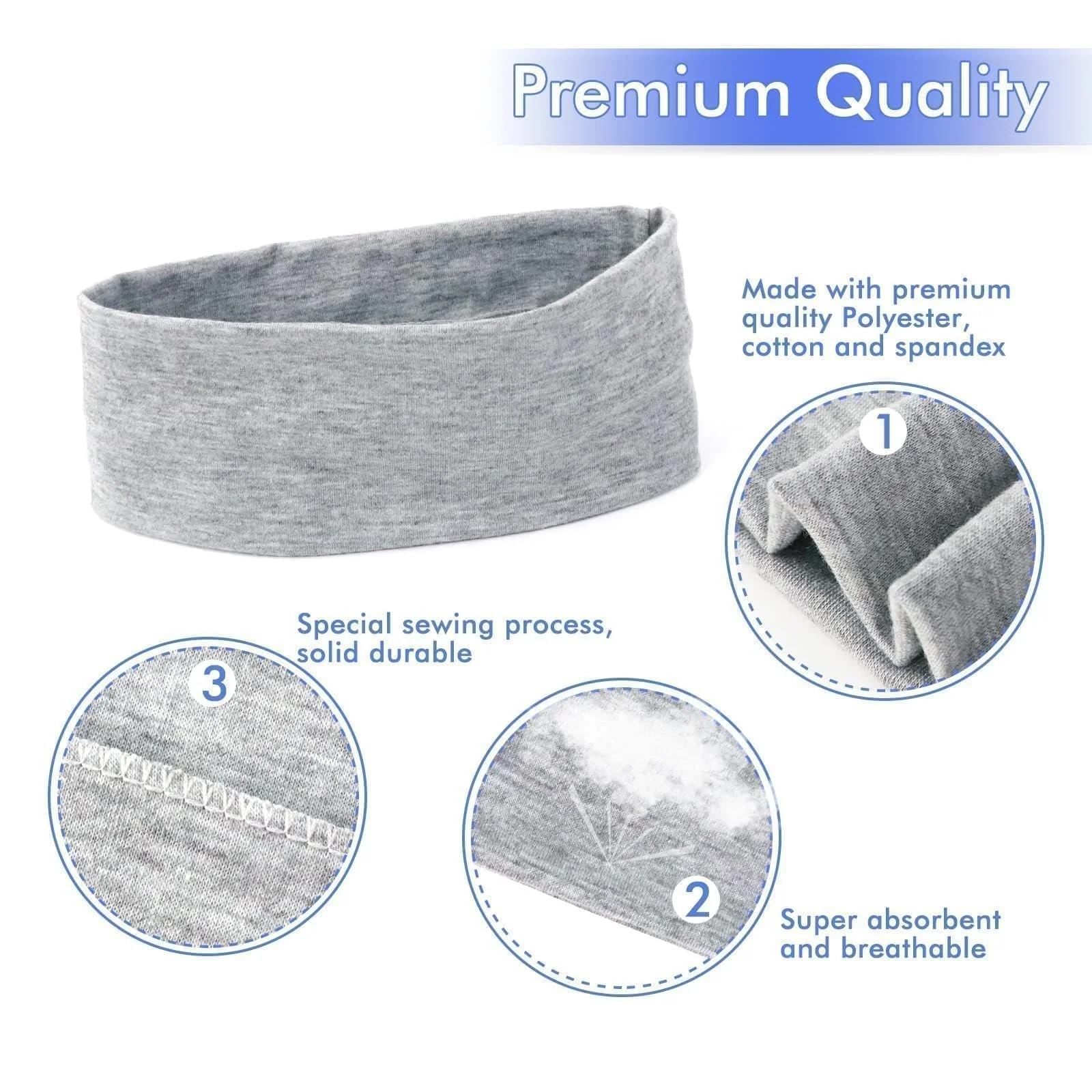 Пов'язка на голову Літо Спортивна Жіноча, фото №3 Пов'язка на голову Літо Спортивна Жіноча, фото №3