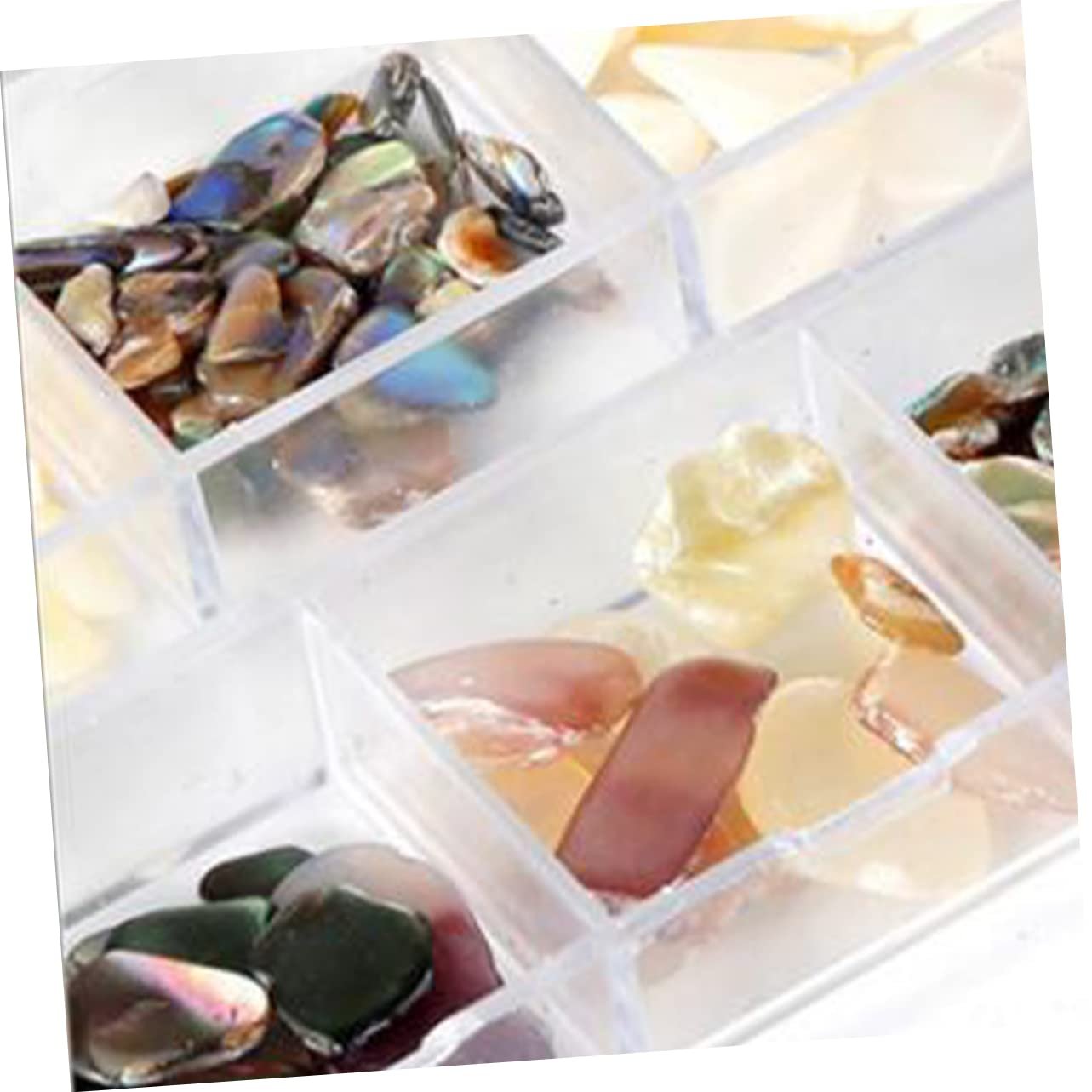 Камень для маникюра Healvian Натуральный Декор Камни Кристалл для ногтей Драгоценный камень Бриллиант для маникюра Камень для рукоделия Кристалл для ногтей Драгоценный камень Бриллиант для ногтей Аксессуары из камня в японском стиле, фото №7