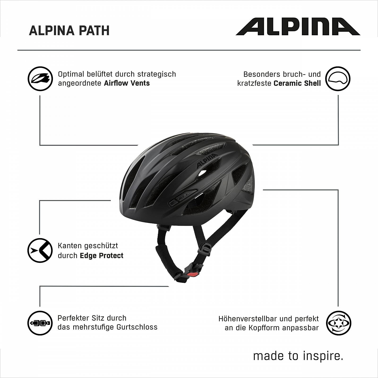 Шлем ALPINA Path с сеткой от насекомых для взрослых, фото №6