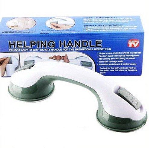 Ручка поручень Helping Handle на вакуумных присосках для ванной, фото №1 Ручка поручень Helping Handle на вакуумных присосках для ванной, фото №1