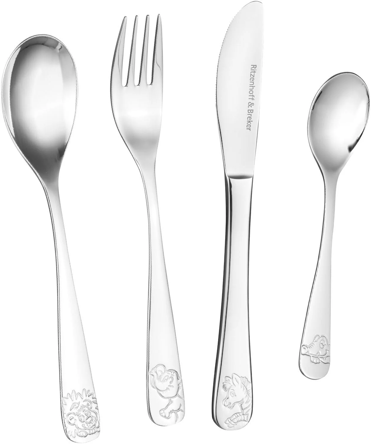 Набір столових приборів Ritzenhoff & Breker Happy Zoo, 4 предмети, фото №1