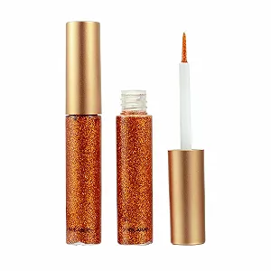 Жидкая Подводка для глаз с блестками 5 мл, белая - Фото 1