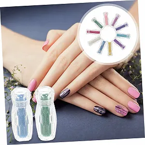 Жемчуг для ногтей во флаконе Housoutil, икорный жемчуг для дизайна ногтей и творческих проектов synthetic.ua - Фото 1