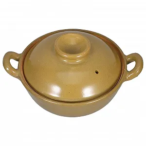 Кастрюля керамическая многофункциональная с крышкой и гладкой поверхностью для дома и ресторана - Фото 1