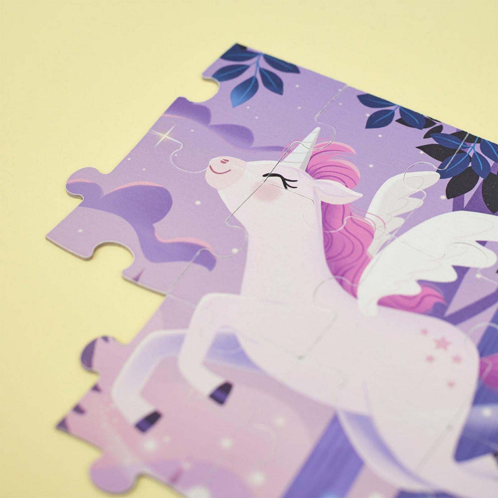 Пазл Janod Unicorn 54 элемента J02555 Purple, фото №5 Пазл Janod Unicorn 54 элемента J02555 Purple, фото №5