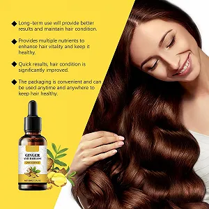 Спрей Utapossin Имбирный против истончения волос - Сыворотка против выпадения волос - Питательный имбирный спрей - Способствует росту более густых волос для женщин и мужчин synthetic.ua - Фото 1