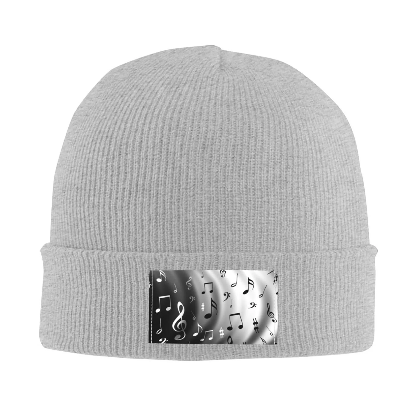 Шапка-біні JBYJBX з принтом музичних нот, фото №2