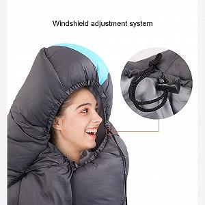 Спальний мішок MYVVKIA з порожнистої бавовни для дорослих і дітей 3-сезонний synthetic.ua - Фото 1