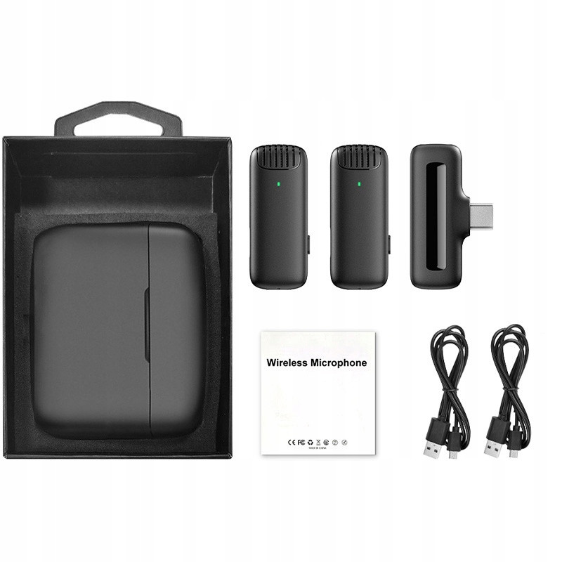 Петличний бездротовий мікрофон Apexel APL-MIC08 USB-C, фото №4