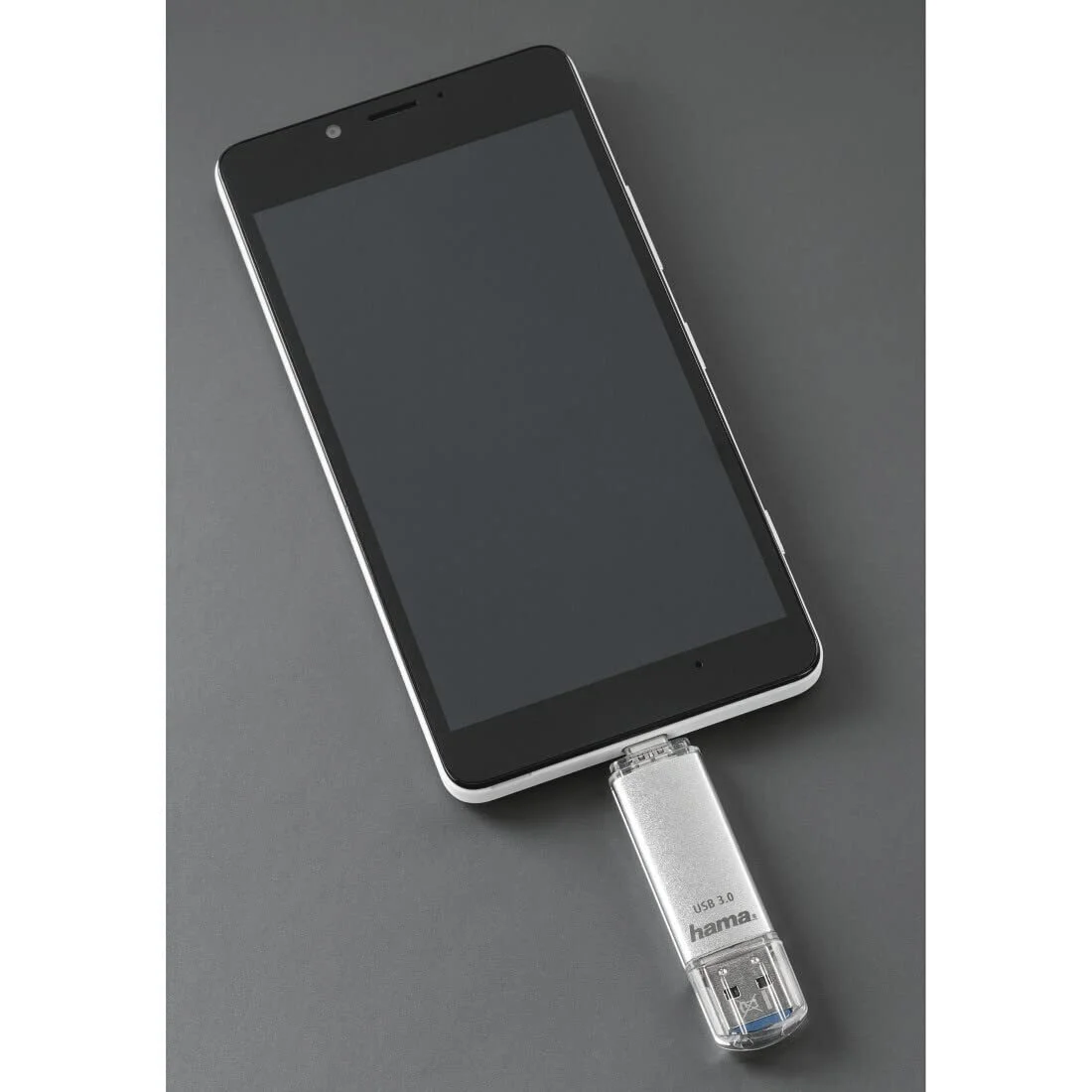 USB-накопичувач Hama C-Laeta 128GB USB-C USB-A Сріблястий, фото №4