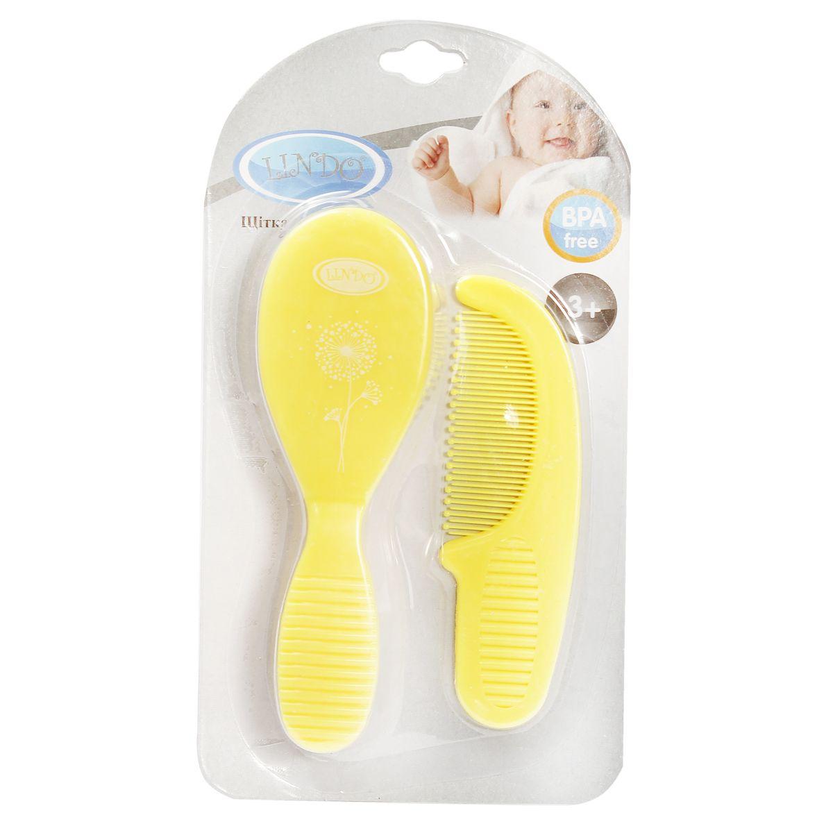 Шетка Mic для волосся з рослинним Жовтим Li 605, фото №1