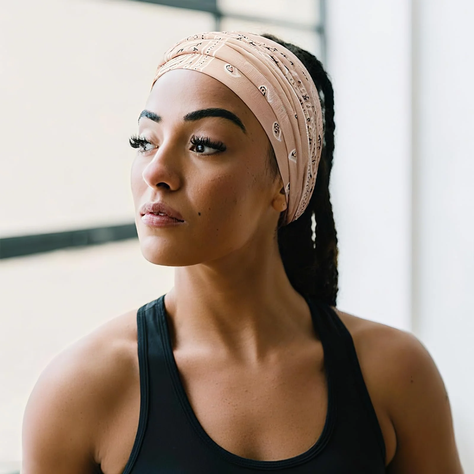 Набір з еластичних м'яких пов'язок для волосся жіночих, фото №5