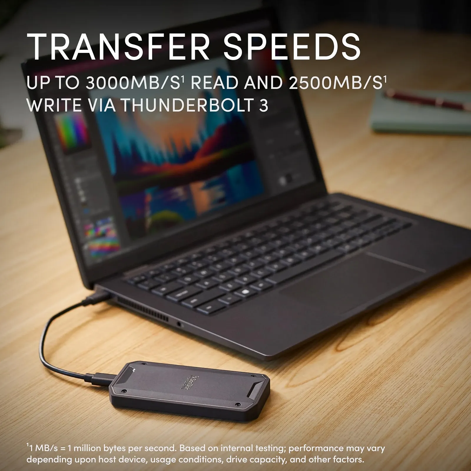 SSD-накопитель SanDisk PROFESSIONAL PRO-G40 1 TB Mobile Rugged NVMe Thunderbolt 3 USB-C, фото №2 SSD-накопитель SanDisk PROFESSIONAL PRO-G40 1 TB Mobile Rugged NVMe Thunderbolt 3 USB-C, фото №2