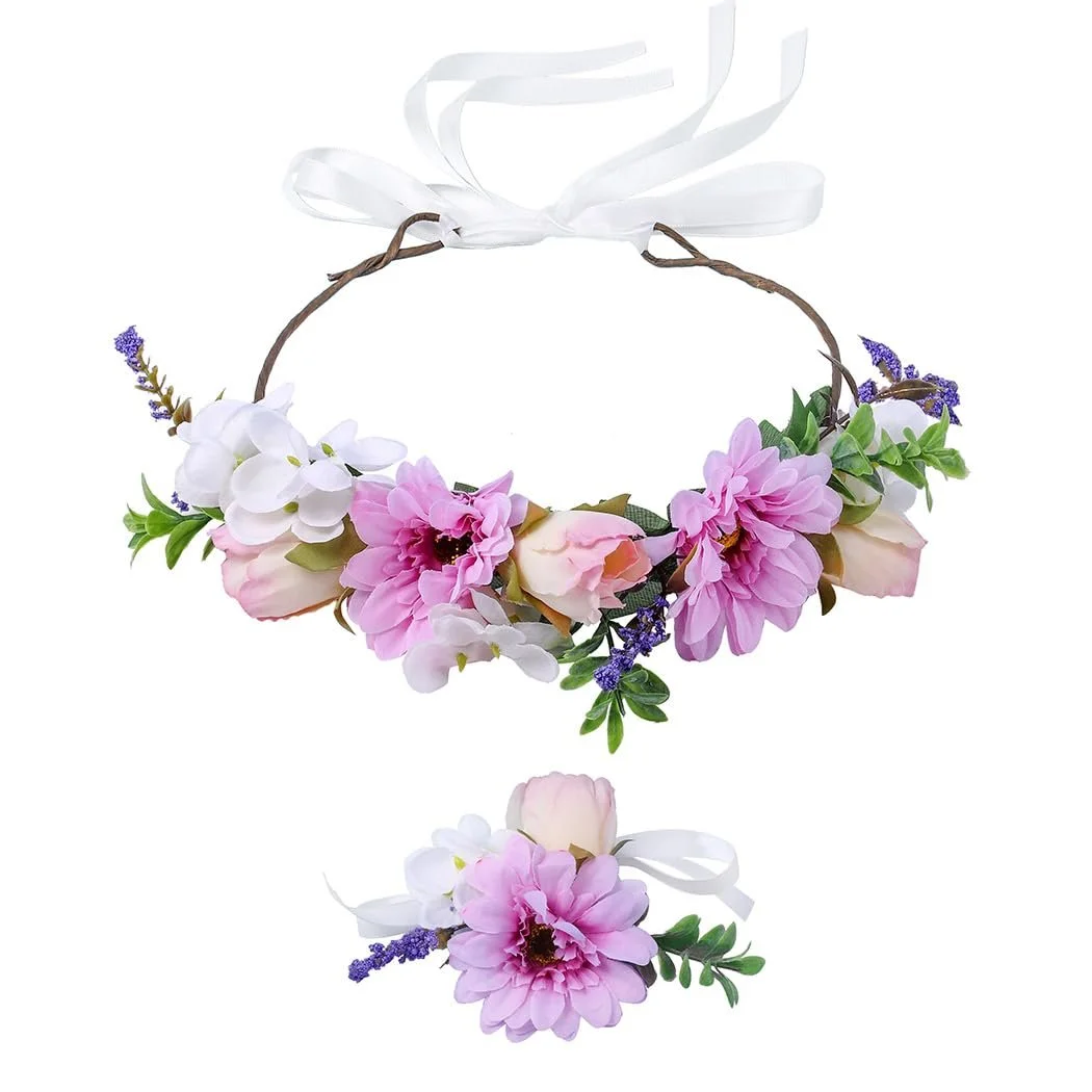 Вінок для волосся IYOU з квітами, фото №1