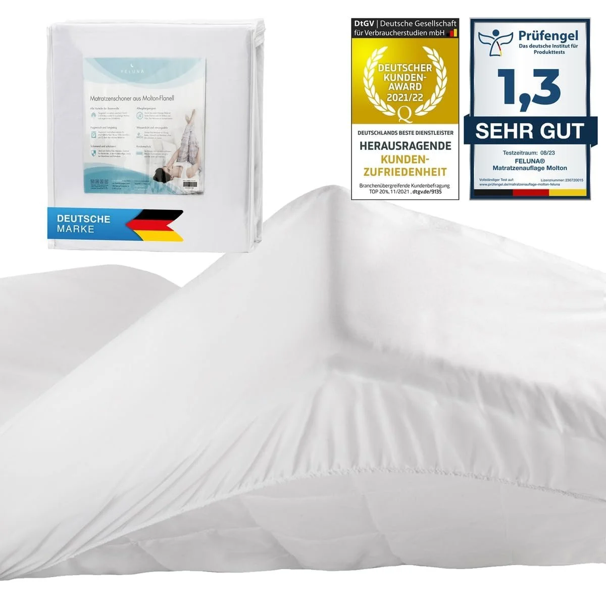 Наматрацник Feluna Flannelette Водонепроникний Molton, фото №1 Наматрацник Feluna Flannelette Водонепроникний Molton, фото №1