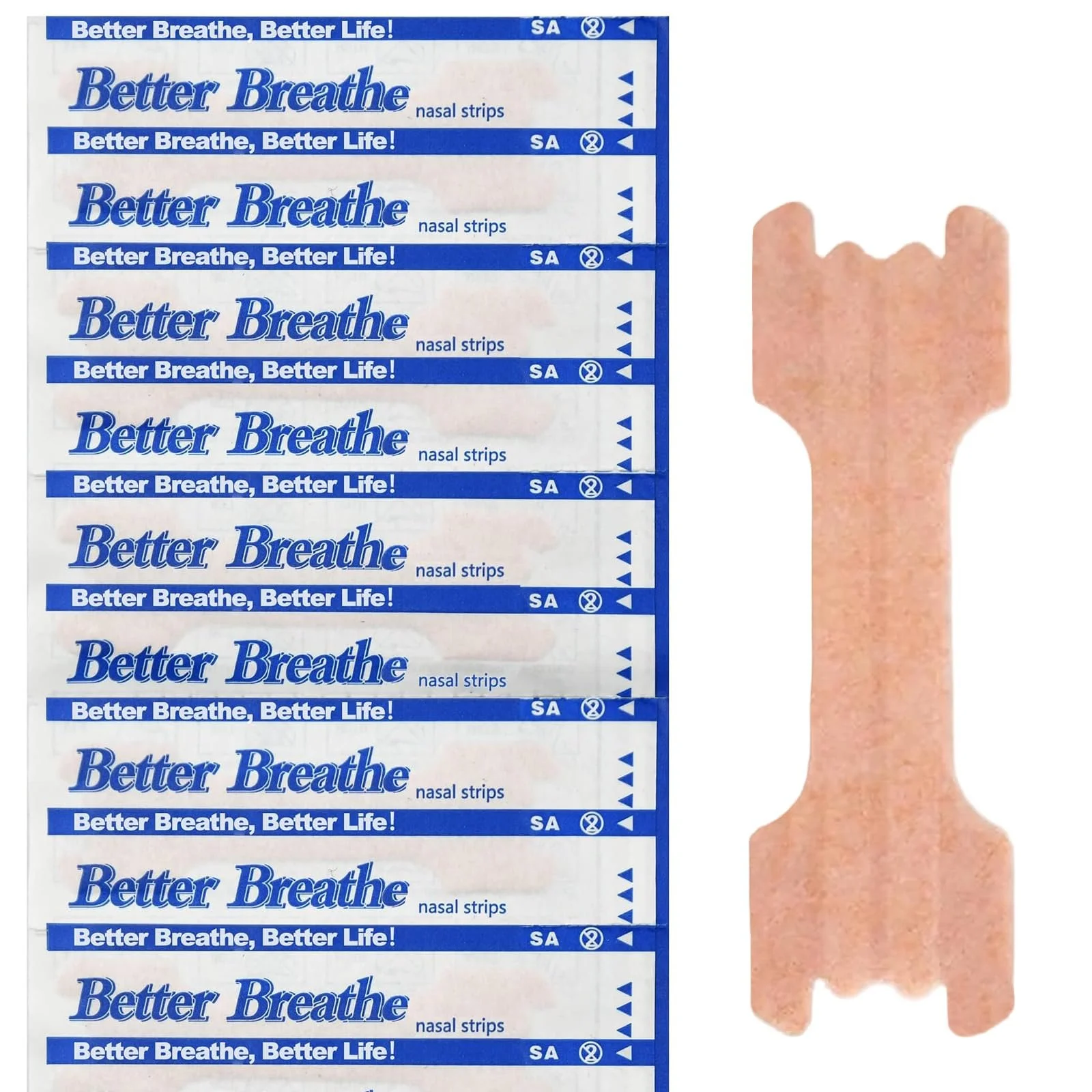 Пластирі для носа від хропіння, 50 шт., фото №1 Пластирі для носа від хропіння, 50 шт., фото №1