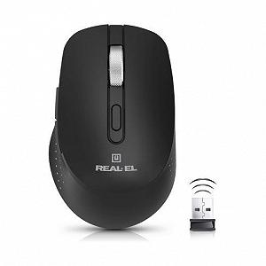 Купить Мышка REAL-EL RM-380W Wireless Black (EL123200057) - Фото 1 Мышка REAL-EL RM-380W Wireless Black (EL123200057) - Фото 1