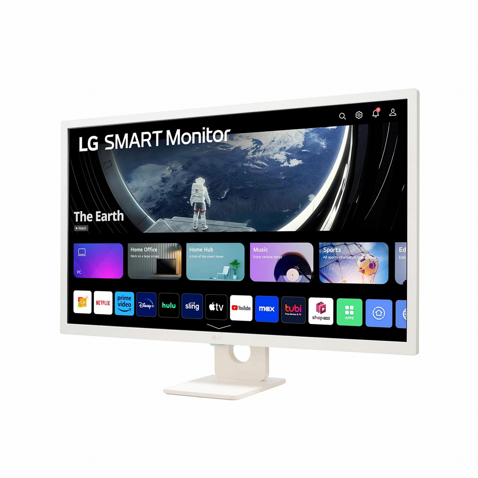 Монітор LG Electronics 32SR50F-W.AEU Full HD Мультимедійний IPS 32" 1920 x 1080 16:9 8 мс GtG 60 Гц sRGB HDR10 webOS 23 LG ThinQ Filcker Safe - Білий, фото №4 Монітор LG Electronics 32SR50F-W.AEU Full HD Мультимедійний IPS 32" 1920 x 1080 16:9 8 мс GtG 60 Гц sRGB HDR10 webOS 23 LG ThinQ Filcker Safe - Білий, фото №4