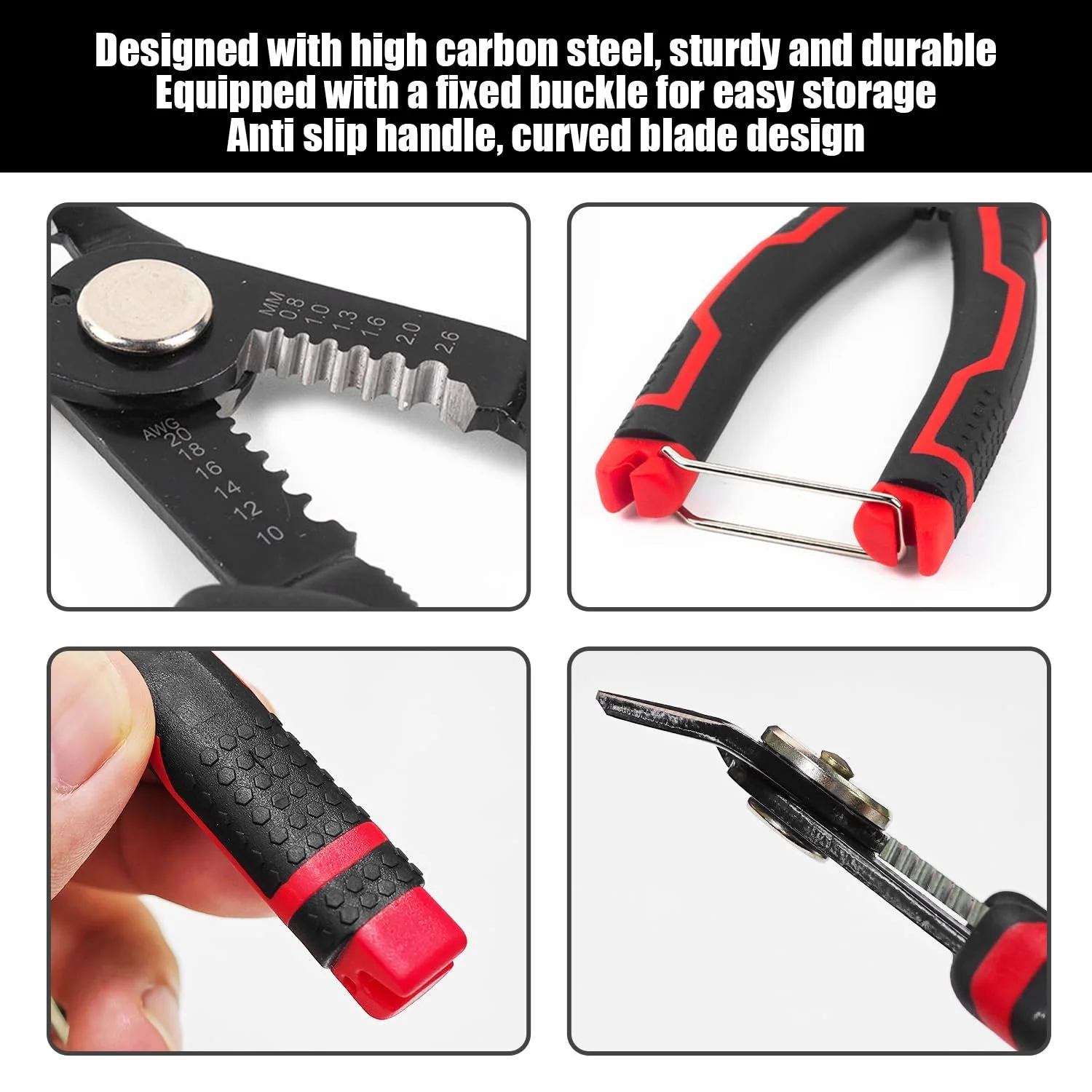 Набор стрипперов (диагональный и сетевой) 2 шт. Черный/Красный и Желтый, фото №3