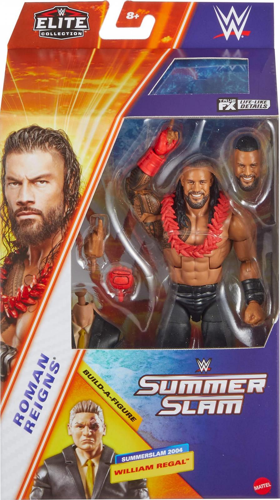 Фігурка Mattel WWE Elite Collection, Roman Reigns Set, SummerSlam з компонентами William Shelf для іншої фігурки, JCJ55, багатокольорова, фото №2