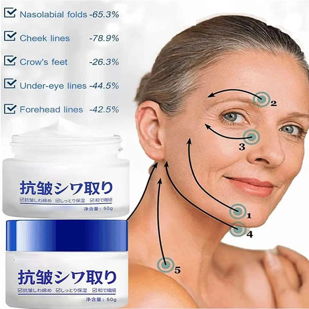 Крем для лица Zhongxia Japanese 28-Day Anti-Wrinkle омолаживающий с коллагеном, 2 шт., фото №2 Крем для лица Zhongxia Japanese 28-Day Anti-Wrinkle омолаживающий с коллагеном, 2 шт., фото №2