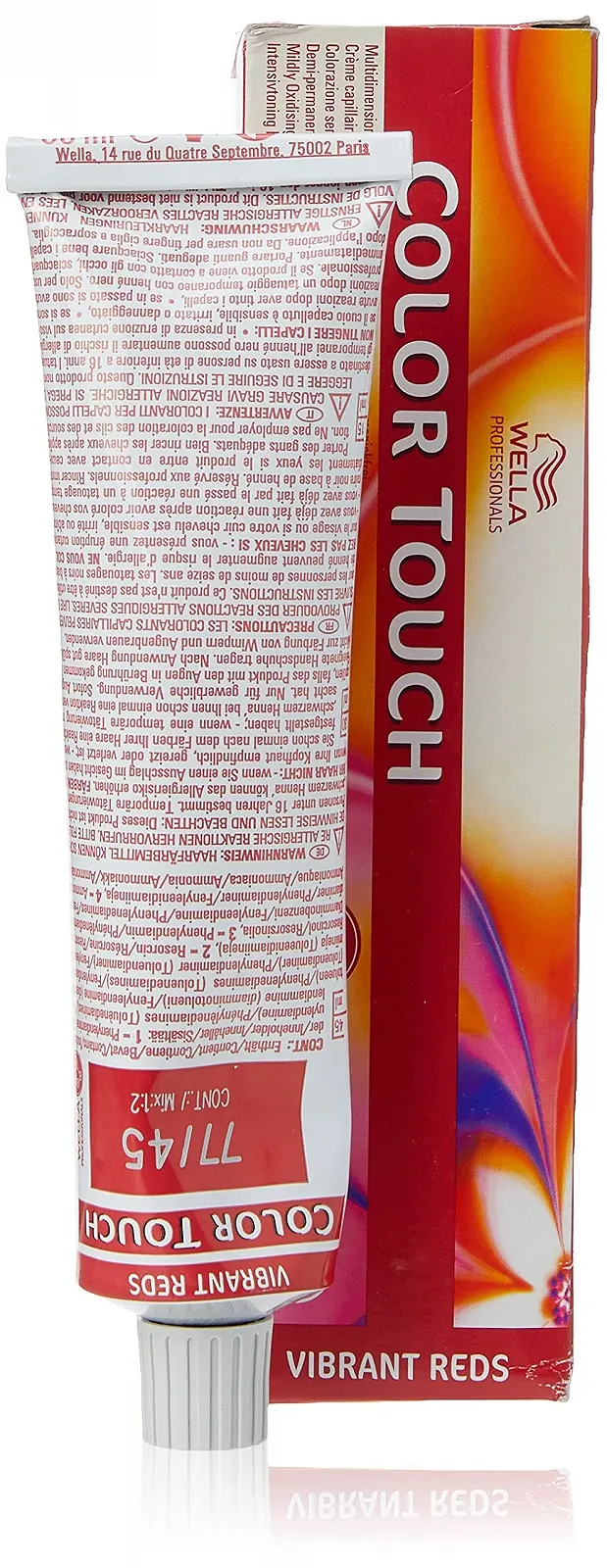 Фарба для волосся Wella Color Touch 77/45 Середній блонд інтенсивний червоно-червоне дерево, 60 мл, фото №1 Фарба для волосся Wella Color Touch 77/45 Середній блонд інтенсивний червоно-червоне дерево, 60 мл, фото №1
