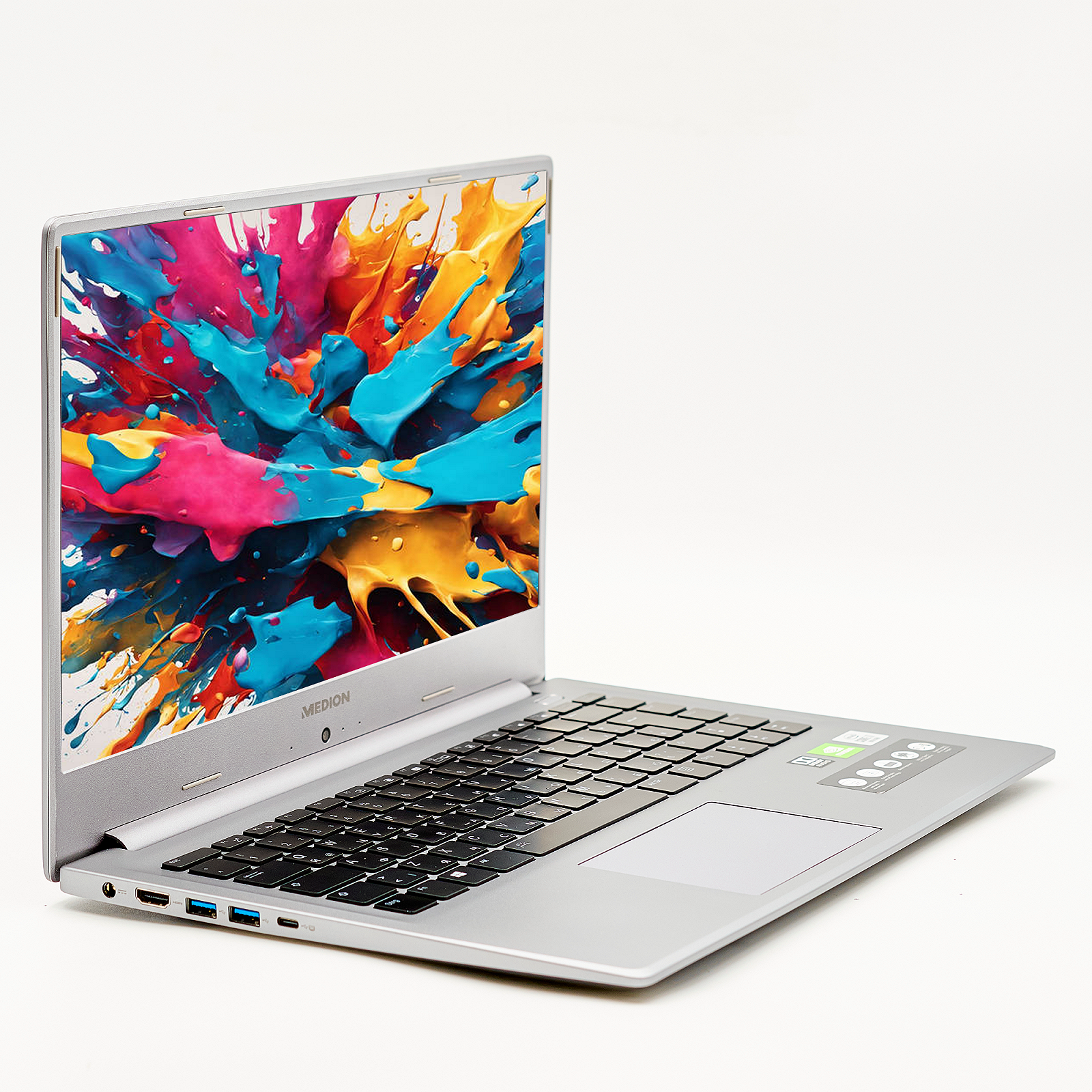 Игровой ноутбук 15.6" Medion Akoya P15647 Intel Core i7-10510U RAM 16 GB SSD 512 GB Nvidia GeForce MX350 Металлический корпус Win10, фото №4